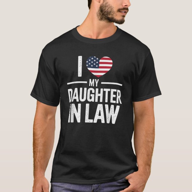 T-shirt J'Aime Ma Fille Mariage De Regroupement Familial E (Devant)