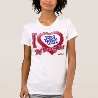 T-shirt J'aime ma fille - Photo