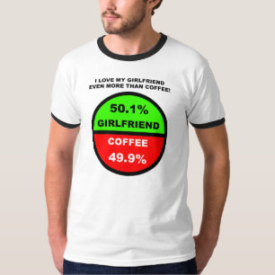 T-shirt J'Aime Ma Fille Plus Que Le Café Drôle