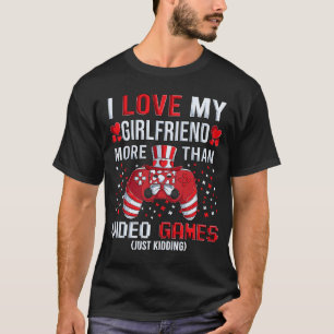 T-shirt J'Aime Ma Fille Plus Que Les Jeux Vidéo Qui Enfuie