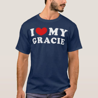 T-shirt J'aime ma Gracie Je chéris ma Gracie vintage