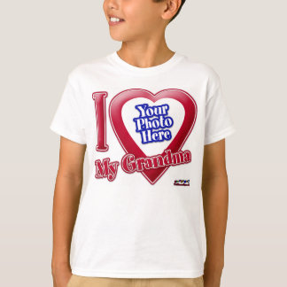 T-shirt J'aime ma grand-mère - Photo
