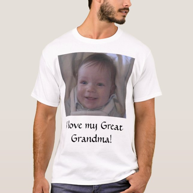 T-shirt J'aime ma grande grand-maman ! (Devant)