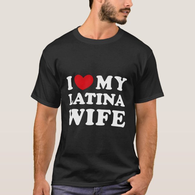 T-shirt J'Aime Ma Latina I He Ma Latina (Devant)