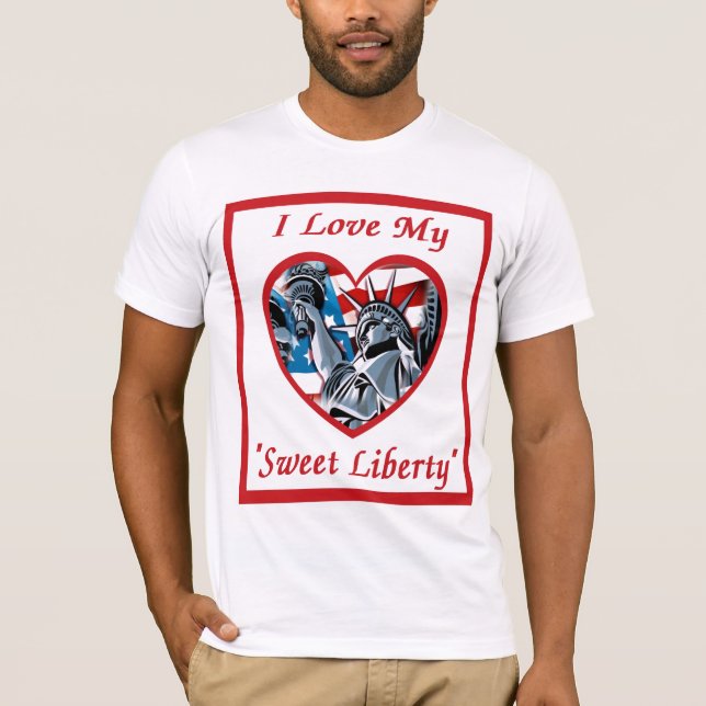 T-shirt J'aime ma liberté douce (Devant)