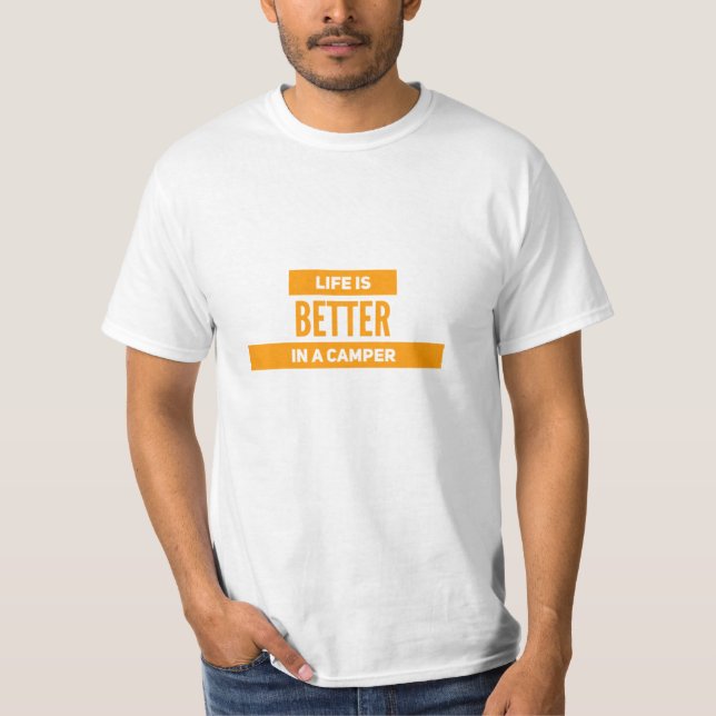 T-shirt J'aime ma maison mobile (Devant)