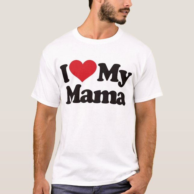 T-shirt J'aime ma maman (Devant)