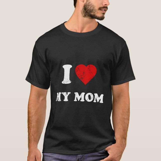 T-shirt J'aime ma mère (Devant)