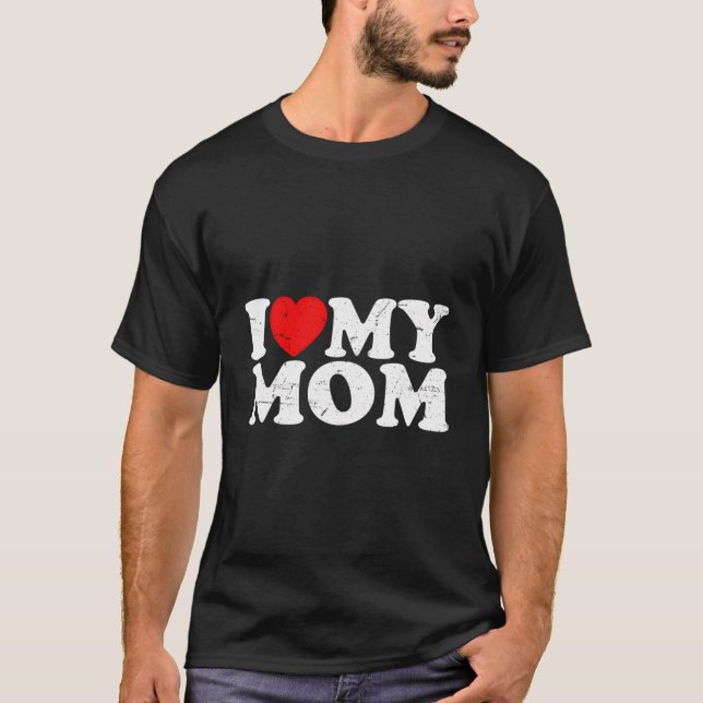 T-shirt J'aime ma mère (Devant)