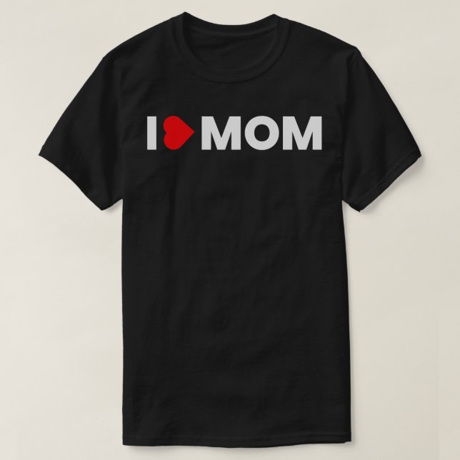T-shirt J'aime ma mère (Design devant)