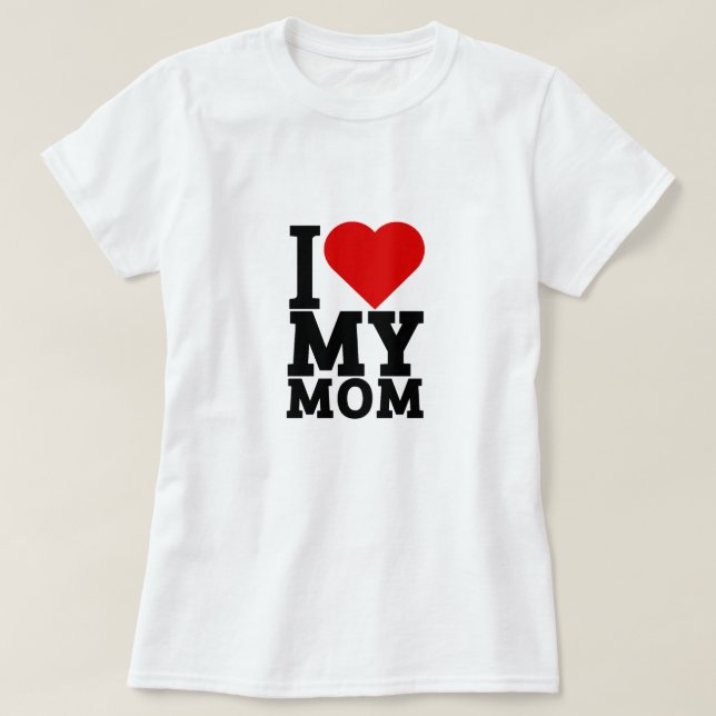 T-shirt J'aime ma mère (Design devant)