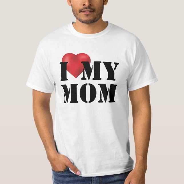 T-shirt J'aime ma mère (Devant)