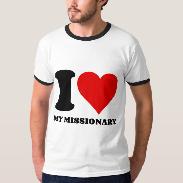 T-SHIRT J'AIME MA MISSIONNAIRE (Devant)