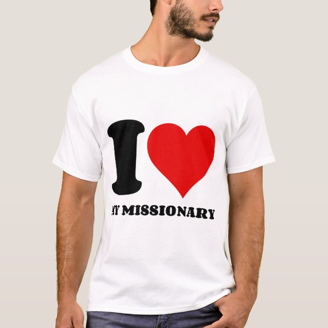 T-SHIRT J'AIME MA MISSIONNAIRE (Devant)