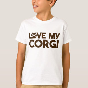 T-SHIRT J'AIME MA PAW CORGI