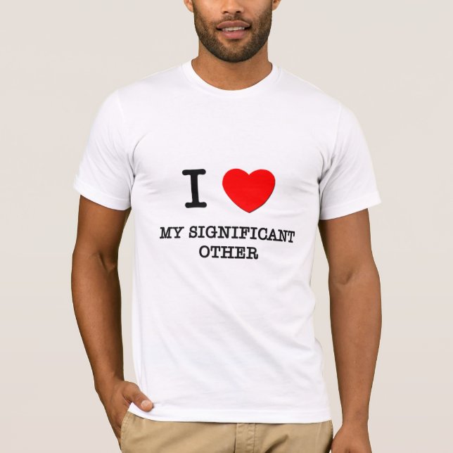 T-shirt J'aime ma personne la plus proche (Devant)