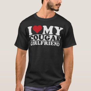 T-shirt j'aime ma petite amie Cougar