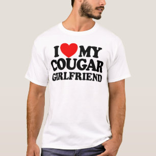 T-shirt J'Aime Ma Petite Amie Cougar