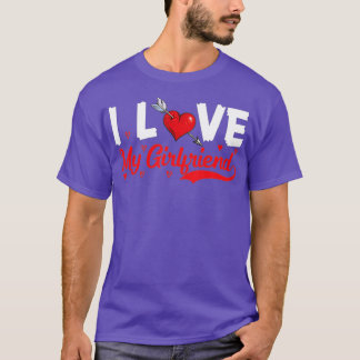 T-shirt J'aime ma petite amie I Heart My Girlfriend GF (3)