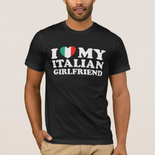 T-shirt J'Aime Ma Petite Amie Italienne