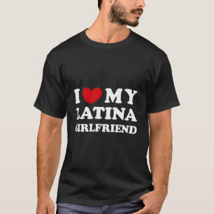 T-shirt J'Aime Ma Petite Amie Latine J'Aime Ma Fille Latin