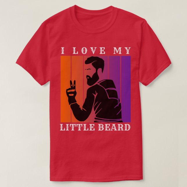 T-shirt J'Aime Ma Petite Barbe 11 (Design devant)