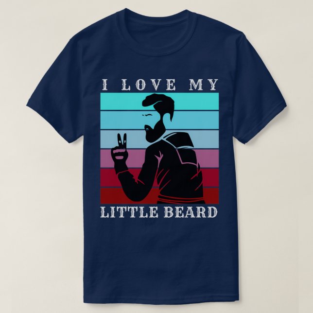 T-shirt J'Aime Ma Petite Barbe 15 (Design devant)