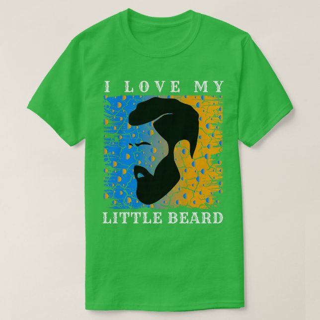 T-shirt J'Aime Ma Petite Barbe 25 (Design devant)