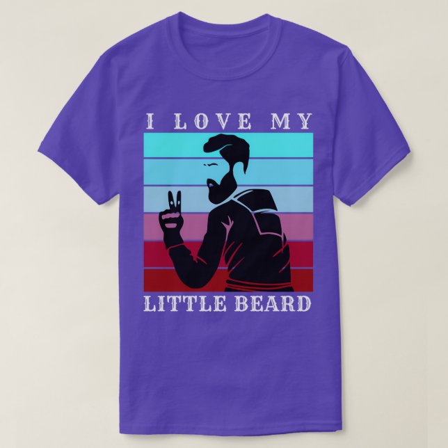 T-shirt J'Aime Ma Petite Barbe 27 (Design devant)