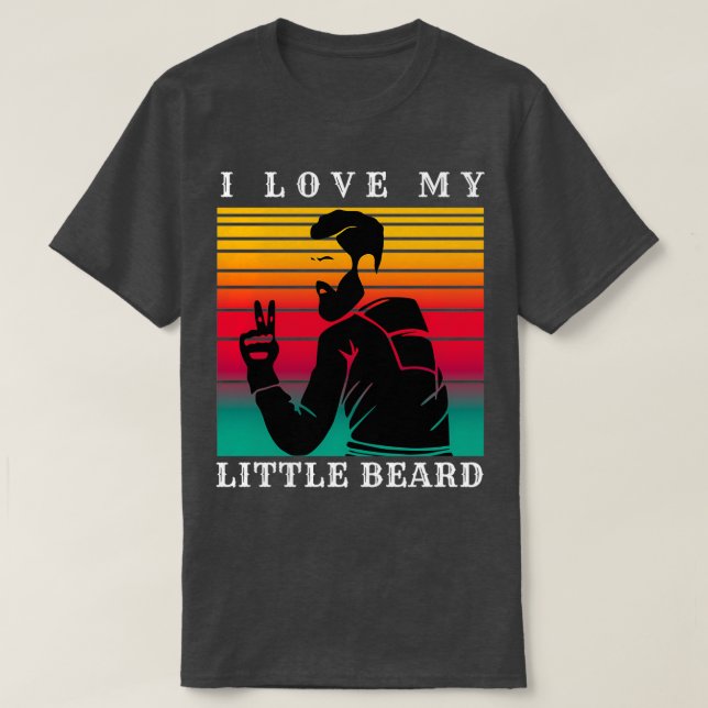 T-shirt J'Aime Ma Petite Barbe 7 (Design devant)