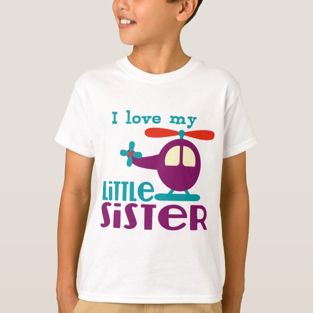 T-shirt J'aime ma petite soeur (Devant)