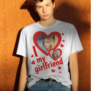 T-shirt J'aime ma photo de petite amie