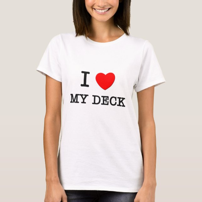 T-shirt J'aime ma plate-forme (Devant)
