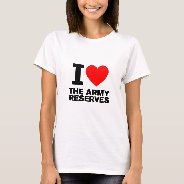 T-shirt J'aime ma réserve militaire (Devant)