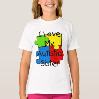 T-shirt J'Aime Ma Soeur Autiste