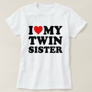 T-shirt J'Aime Ma Soeur Twin