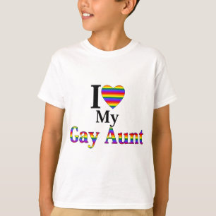 T-shirt J'Aime Ma Tante Gay