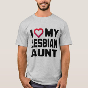 T-SHIRT J'AIME MA TANTE LESBIENNE -
