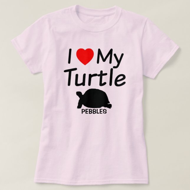 T-shirt J'Aime Ma Tortue (Design devant)