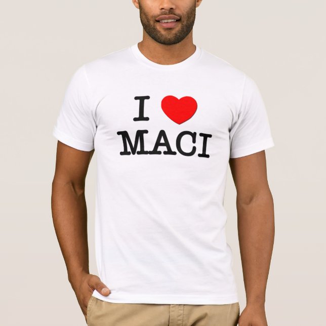 T-shirt J'aime Maci (Devant)
