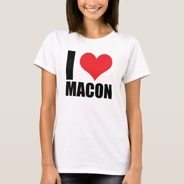 T-shirt J'aime Macon (Devant)