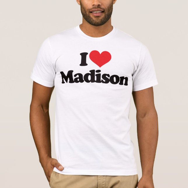 T-shirt J'aime Madison (Devant)