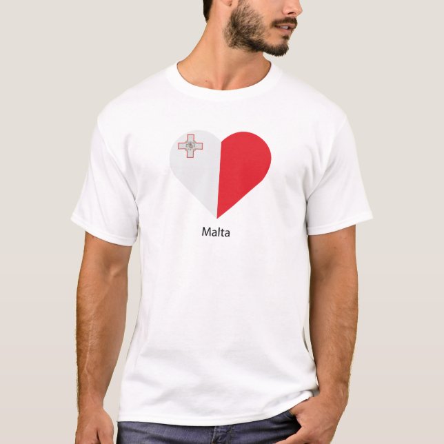 T-shirt J'aime Malte (Devant)