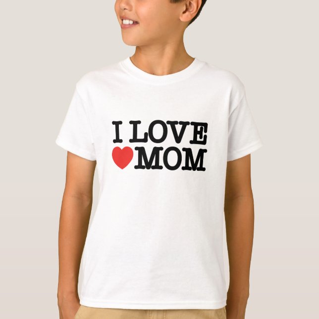 T-shirt J'aime maman (Devant)