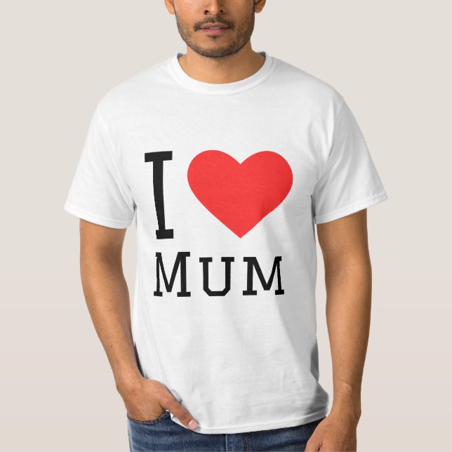 T-shirt J'aime maman (Devant)