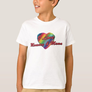 T-shirt J'aime maman et maman
