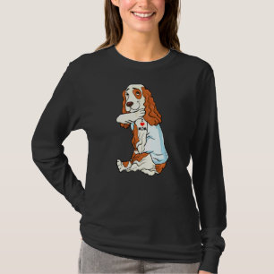 T-shirt J'Aime Maman Tattoo American Cocker Spaniel Chien 