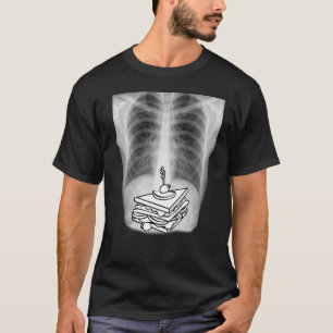 T-shirt J'Aime Manger Des Sandwichs X Ray Le Prouve
