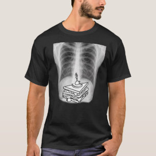 T-shirt J'Aime Manger Des Sandwichs X Ray Le Prouve