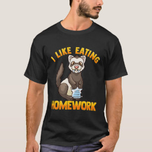 T-shirt J'Aime Manger Maison Propriétaire Animaux de compa
